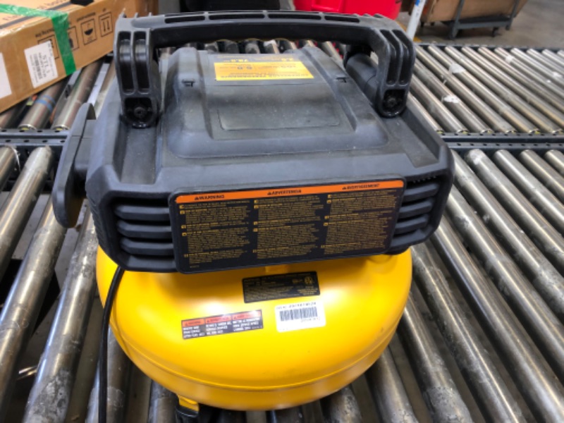 Photo 3 of DEWALT Pancake Air Compressor, 6 Gallon, 165 PSI (DWFP55126)