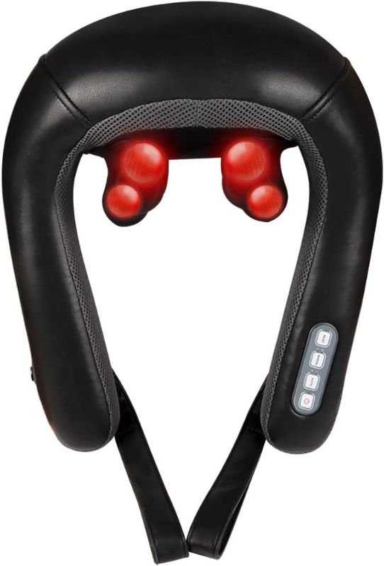 Photo 1 of NURSAL Neck and Shoulder Shiatsu Massager with Heat MD-60600A | Deep-Tissue 3D Kneading Massage to Improve Blood Circulation, Relieve Muscle Pain, Targets Neck, Back, Shoulder, Waist, Legs and Joints
