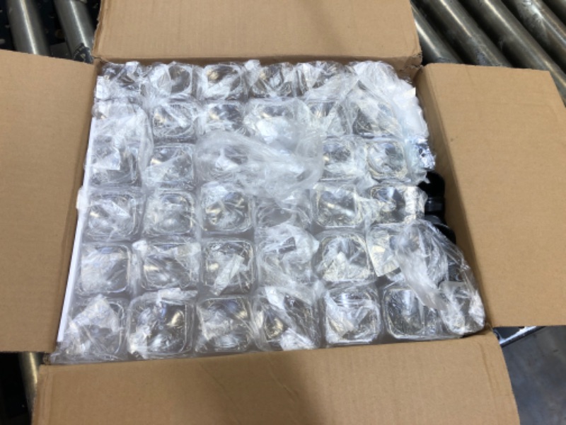Photo 1 of 36 Pack 8oz Empty Plastic Juice Bottles with Caps, Reusable Water Bottle, Clear Bulk Drink Containers with Black Tamper Evident Lids for Juicing, Smoothie, Drinking and Other Beverages