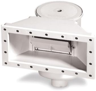 Photo 1 of 14" White HydroTools Assembled Wide-Mouth Support Thru-Wall Skimmer for Swimming Pool

