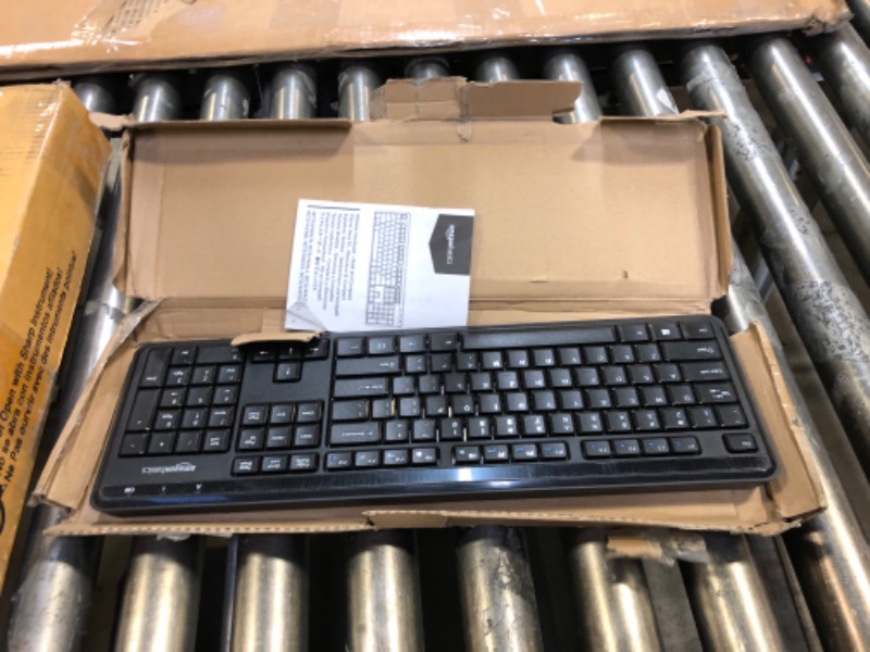 Photo 2 of Amazon Basics Wireless Keyboard-Quiet and Compact-US Layout (QWERTY)