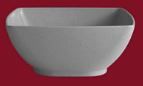 Photo 1 of 6 Pack 6"x3" Snack Bowls Grey