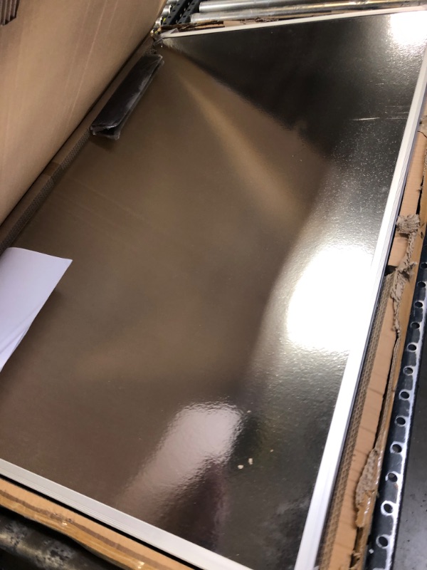 Photo 3 of VIZ-PRO Large Dry Erase White Board/Magnetic Foldable Whiteboard, 60 X 48 Inches, Silver Aluminium Frame