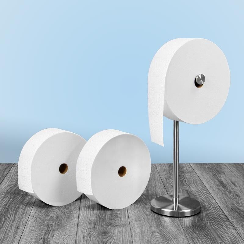 Photo 1 of 3 Pack Charmin Forever Roll Starter Kit with Toilet paper stand New in Box
