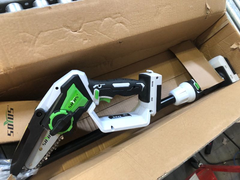 Photo 1 of SOYUS mini chainsaw with pole 