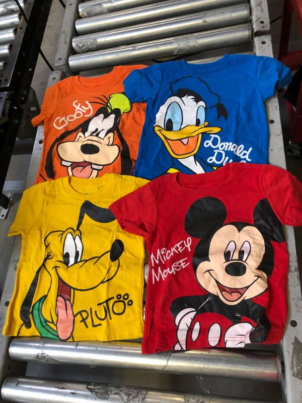 Photo 1 of 4 PIECE DISNEY MICKEY MOUSE SHIRTS SIZE 3T
