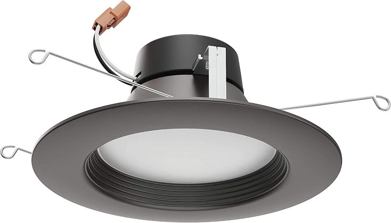 Photo 1 of Satco Led Color Selectable Downlight Retrofits, Part Number S11837, 9 Watt; 5 Inch - 6 Inch; Cct Selectable; 120 Volts; Dimmable; Bronze Finish for Industrial and Commercial Use
