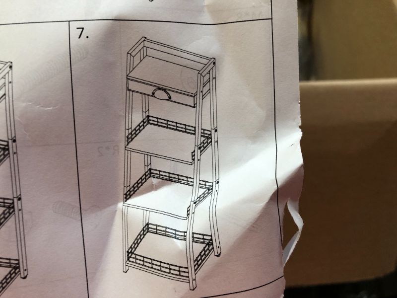 Photo 1 of 4 tier rack white 