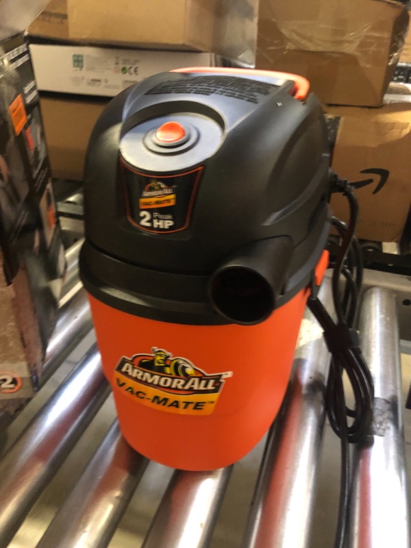 Photo 4 of Armor All Mate Wet/Dry Utility Vac (AA1550902), Orange