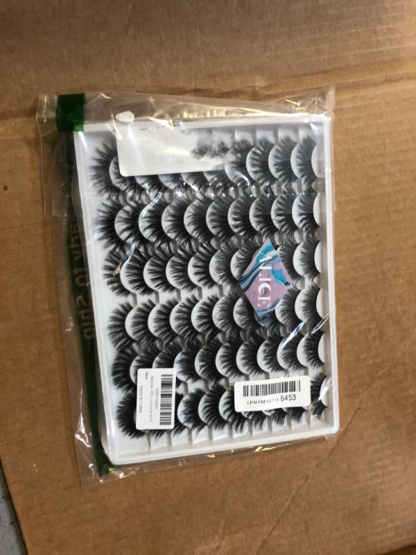 Photo 2 of 30 Pairs 20MM False Eyelashes Wholesale 6 Styles Mixed Lashes 8D Fluffy Volume Dramatic Faux Mink Eyelashes Pack
