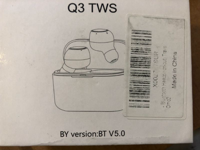 Photo 1 of Q3 TWS Wireless Earphones Black 