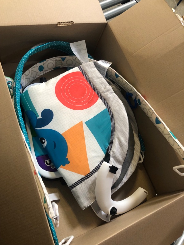 Photo 1 of Baby Einstein 4-in-1 Kickin' Tunes Music and Language Play Gym and Piano Tummy Time Activity Mat ---- MISSING PILLOW AND SOME TOY ACCESSORIES 

