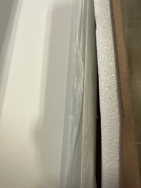 Photo 1 of HOMEFORT Litter Box Enclosure, Hidden Cat Litter Box Furniture, Wooden Cat Washroom Bench, Indoor Nightstand End Table, Decorative Cat House with Doors and Open Shelf 28.74"H White