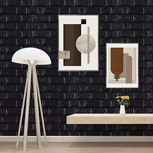 Photo 1 of  3D Brick Peel and Stick Wallpaper, 3D Brick Wall Panels Self Adhesive