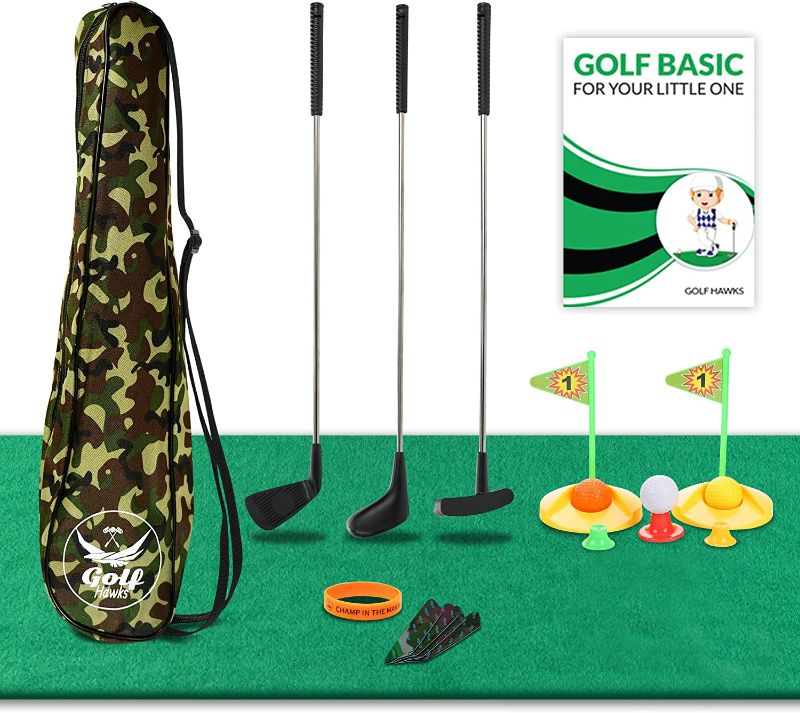 Photo 1 of DIFFERENT BAG SEE PICTURE (Lab Tested) - Premium Kids Golf Clubs 3-5 - Kids Golf Set - Toy Golf Set - Toddler Golf Set - Golf Toys for Kids - Mini Golf Set - Baby Toddler Golf Clubs - Plastic Play Golf Clubs - Age 3 4 5 6
