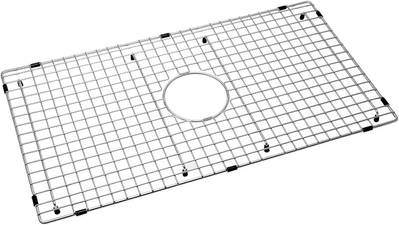 Photo 1 of  Sink Bottom Grid 29-1/2" X 15-9/16", Centered Drain with Corner Radius 3/8", Sink Protector