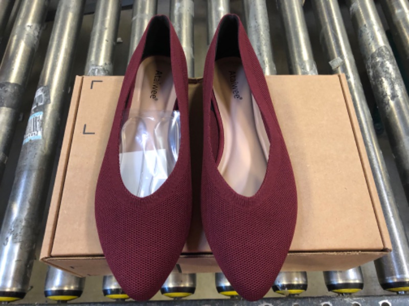 Photo 1 of ATAIWEE womne's shoes burgandy size 10