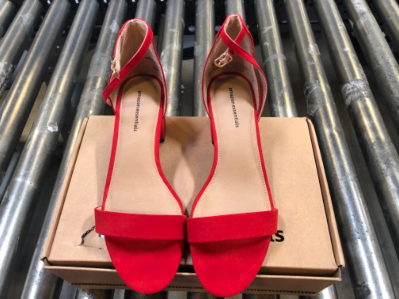 Photo 1 of amazon essentials women's red heels size 8.5W