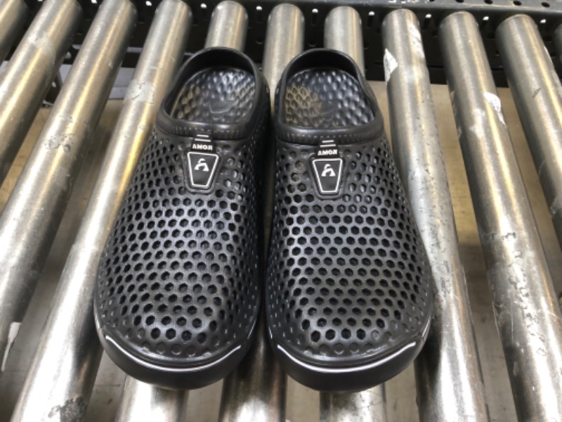 Photo 1 of Amoji slippers clogs sandals black size 13 