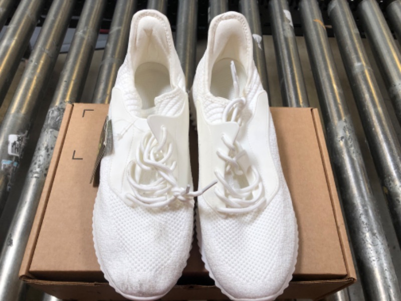 Photo 1 of AKK men's white shoes size 9 