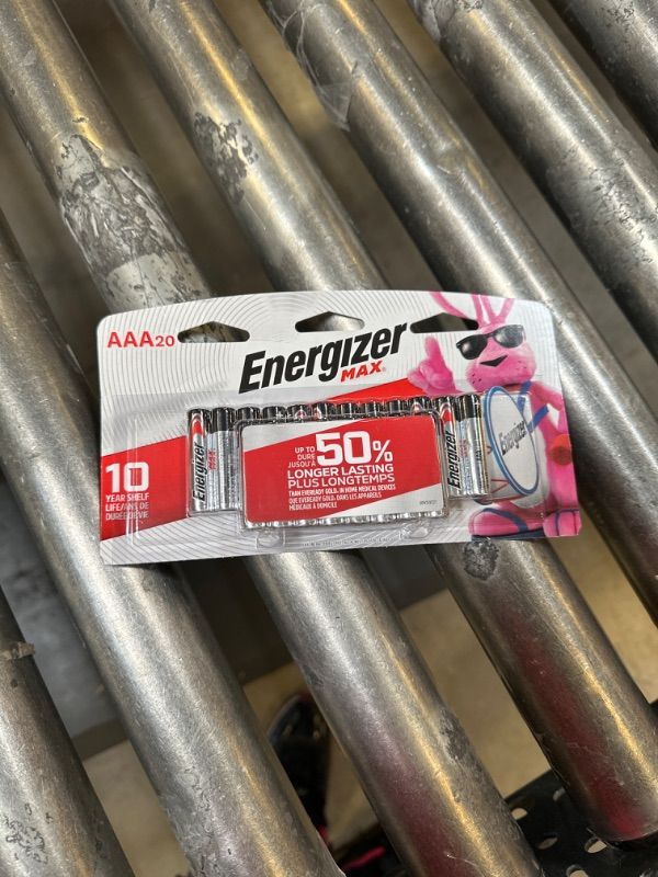 Photo 1 of Energizer AAA Batteries, Max Triple A Alkaline, 20 Count 