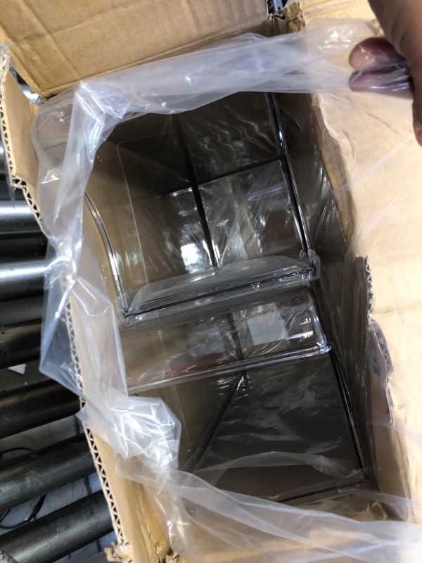 Photo 1 of Sorbus Soda Can Organizer for Refrigerator Stackable Can Holder Dispenser with Lid for Fridge, Pantry, Freezer – Holds 12 Cans Each, BPA-Free, Clear Design,[Patent Pending] (2-Pack)