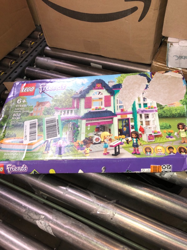 Photo 2 of LEGO Friends Andrea's Family House 41449 Building Kit; Mini-Doll Playset is Great Gift for Creative 6-Year-Old Kids, New 2021 (802 Pieces) Standard Packaging