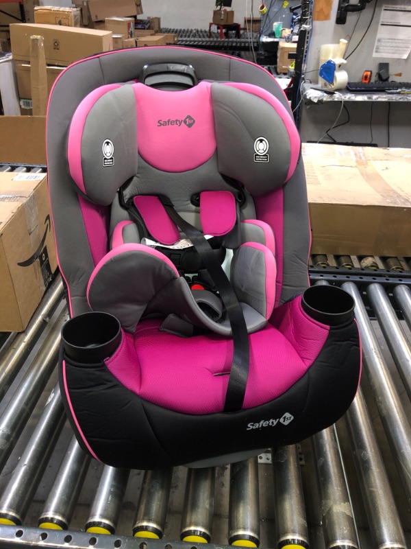 Photo 2 of Safety 1st Crosstown All-in-One Convertible Car Seat, Rear-Facing 5-40 pounds, Forward-Facing 22-65 pounds, and Belt-Positioning Booster 40-100 pounds, Tickled Pink
