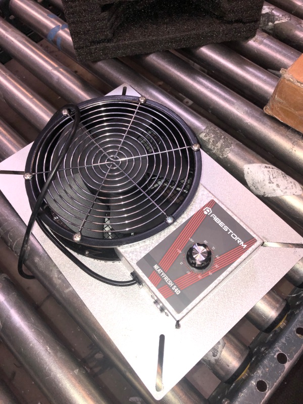 Photo 2 of Abestorm 260CFM Crawlspace Ventilation Fan, IP-55 Rated 6.7 Inch Crawl Space Vent Fan with Humidistat & Thermostat, Ventilator with Isolation Mesh for Crawlspace, Basement, Garage, Attic, Exhaust
