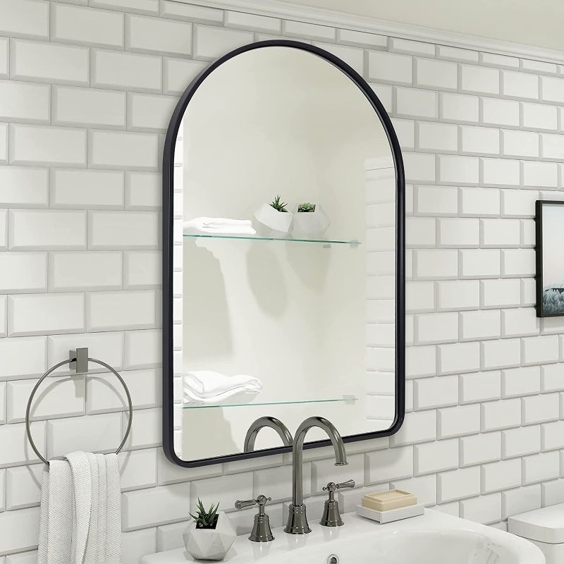 Photo 1 of Andy Star Mirrors for Wall, 20x30 Mirror, Gold Arched Mirror, 
