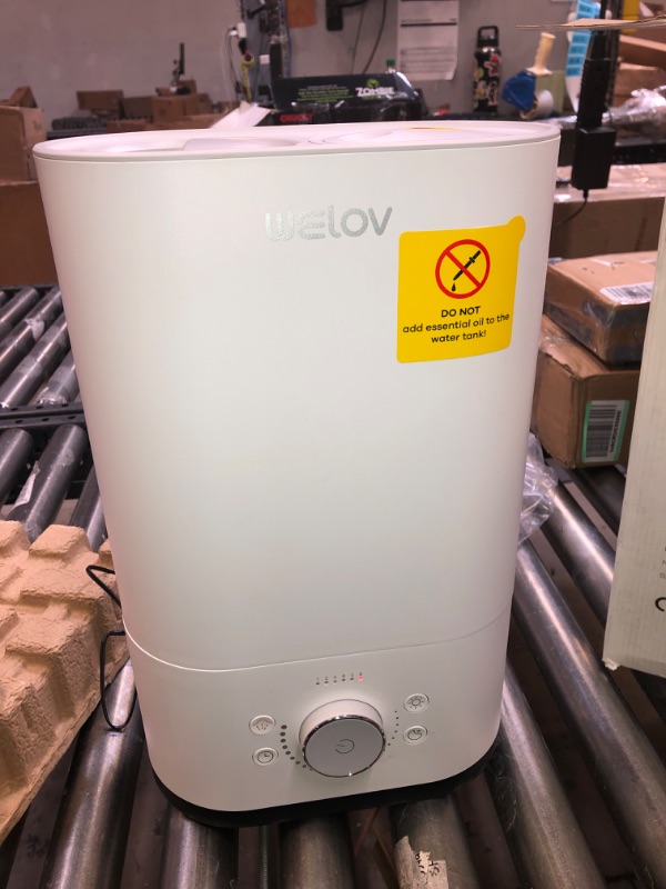 Photo 2 of Humidifiers for Bedroom Large Room: WELOV 6L Cool Mist Humidifiers, Lasts Up to 90H Air Vaporizer, 22dB Quiet Home Humidifiers, Filter Free Humidifiers with BoostMist™ Max Output 550ml/h
