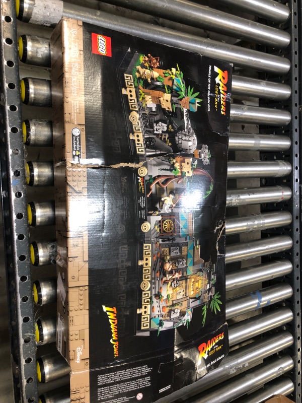 Photo 2 of LEGO Indiana Jones Temple of The Golden Idol 77015 Building Project for Adults, Iconic Raiders of The Lost Ark Movie Scene, Includes 4 Minifigures: Indiana Jones, Satipo, Belloq and a Hovitos Warrior
OPEX BOX MISSING PIECES, INCOMPLETE****