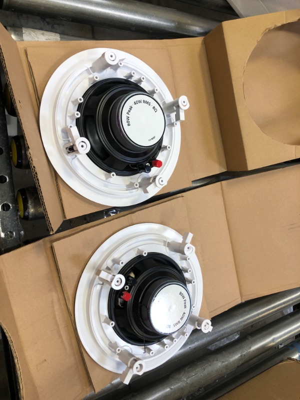 Photo 1 of Monoprice Amber 3-Way Carbon Fiber In-Wall Column Speaker - 6.5 Inch With Ribbon Tweeter (Each) Black
ENABLE TO TEST*************