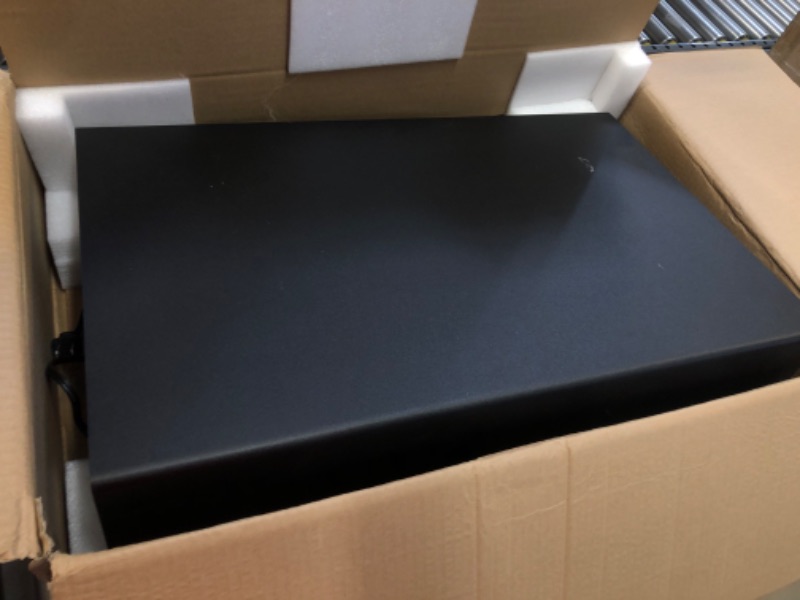 Photo 1 of Monoprice 133830 Ssw-10 Powered Slim 10 Inch Subwoofer - Black | 150 Watt, Low Profile, Powerful Amp, Low Pass, 10 Inch, 10 inch