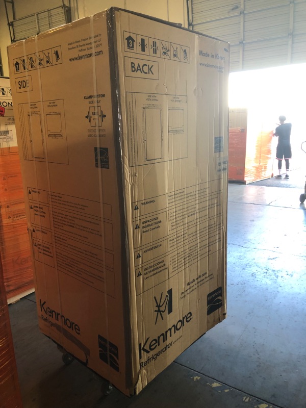 Photo 2 of Kenmore 4673025 Alexa Capabilities 04673025 26.1 Cu.ft. Non-Dispense French Door Refrigerator with Active Finish, Cu. Ft, Fingerprint Resistant Stainl
