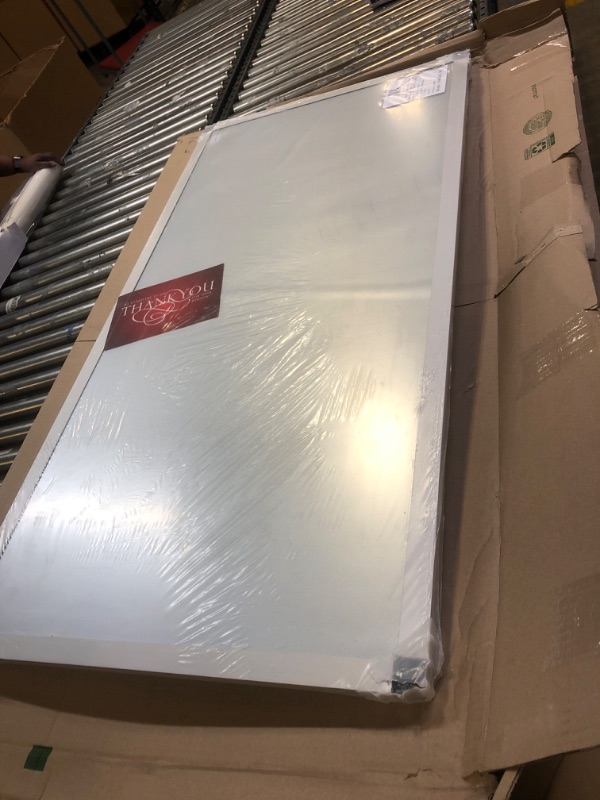 Photo 1 of VIZ-PRO Tamperproof Lockable Magnetic Dry Erase Board Class 1 Aluminium Framed 48x24 Inches Whiteboard 48 x 24 inches
