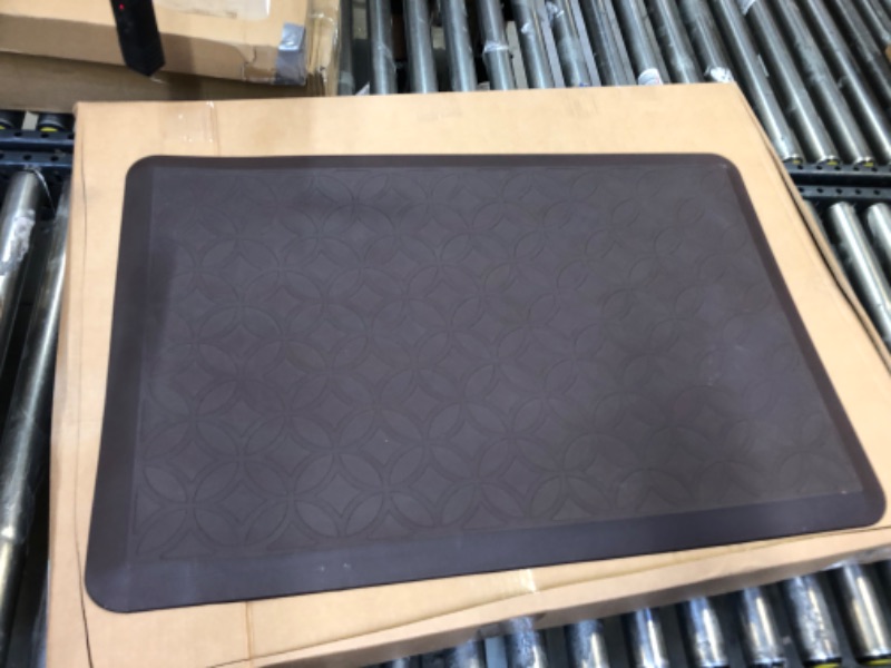 Photo 1 of Anti Fatigue Standing Desk Mat 35"x24" Brown
