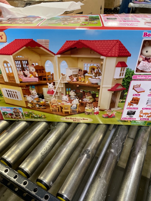 Photo 2 of Calico Critters Red Roof Country Home Gift set, Cottage