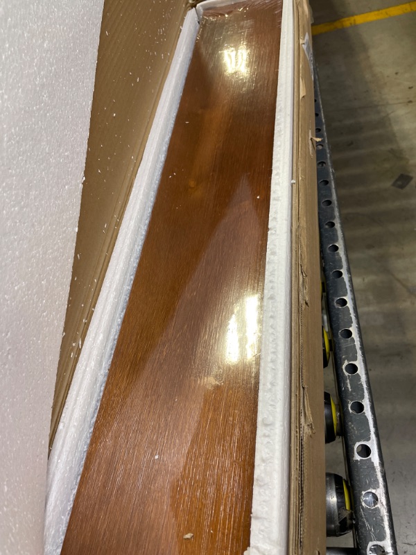 Photo 1 of Marsmiles 36 Inch Floating Shelves, Rustic Wood Wall Shelves Set of 2, Heavy Duty Floating Shelves Cherry Wood Shelves for Wall Decor Bedroom Bathroom Kitchen Living Room Mahogany Walnut 36 inch Mahogany Walnut