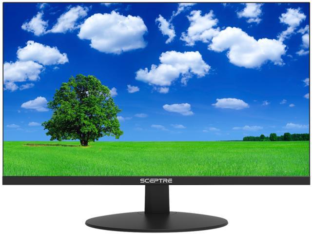 Photo 1 of Sceptre IPS 24-Inch Monitor 1080p 75Hz with HDMI VGA Build-in Speakers E248W-FPT Black
