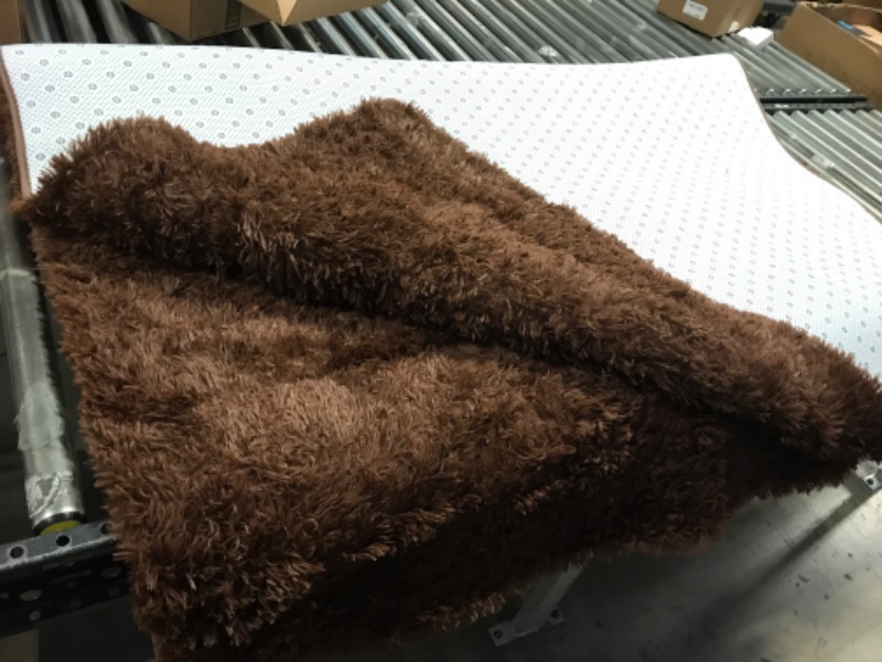 Photo 1 of 5'x7' Faux Fur Area Rug