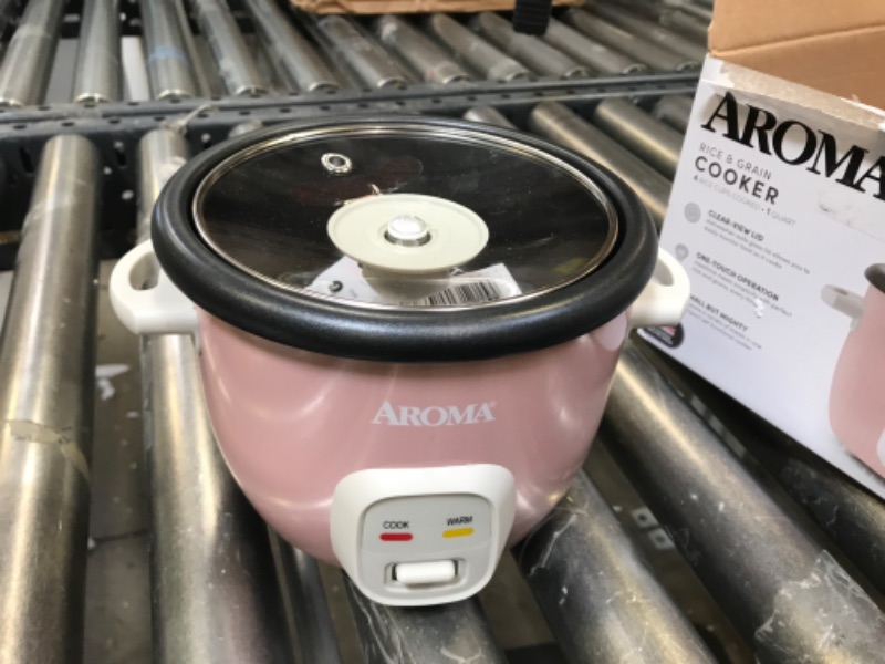 Photo 1 of Aroma 4-Cups (Cooked) / 1qt. Rice & Grain Cooker (arc-302ngp)