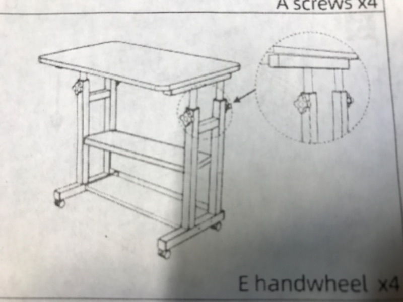 Photo 1 of Adjustable Standing Desk Brown