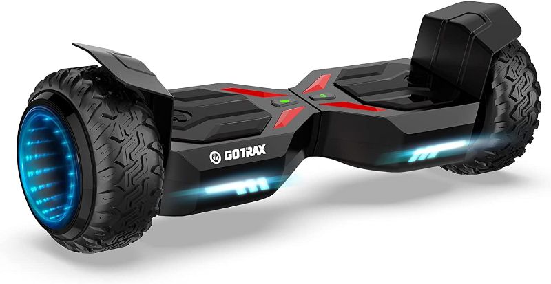 Photo 1 of Gotrax Hoverboard with 8.5" Offroad Tires, Music Speaker and 12km/h & 12km, UL2272 Certified, Dual 250W Motor and 144Wh Battery All Terrain Self Balancing Scooters for 44-220lbs Kids Adults
