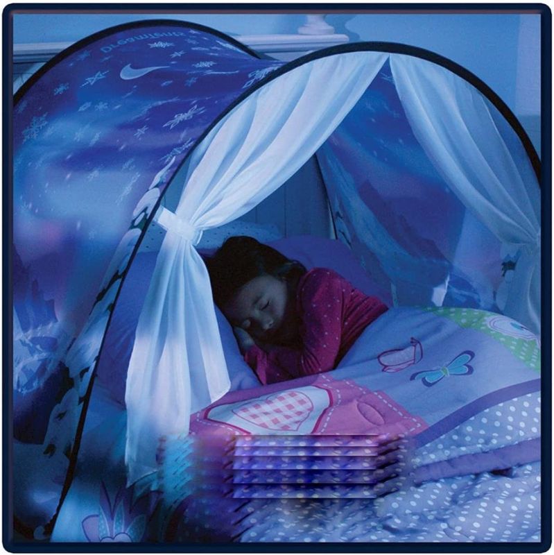 Photo 1 of Kintaz Hot DreamTents Kids Pop Up Bed Tent Playhouse Winter Wonderland