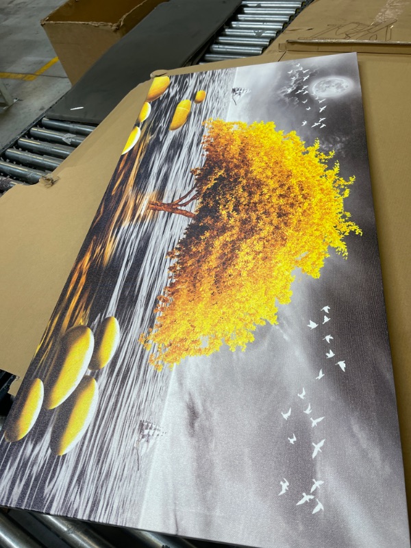 Photo 1 of 39" X 19" CANVAS PAINTING 