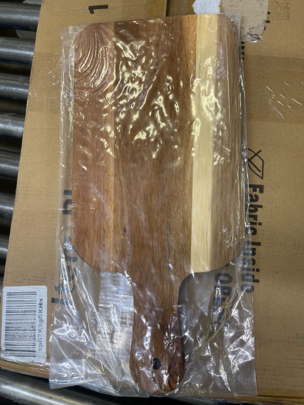 Photo 1 of  Acacia Wood Cutting Board Plain Chopping Board, Small