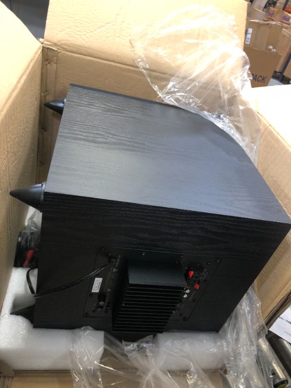 Photo 1 of monoprice 10" powered subwoofer -- item may be non functional -- may have missing parts 