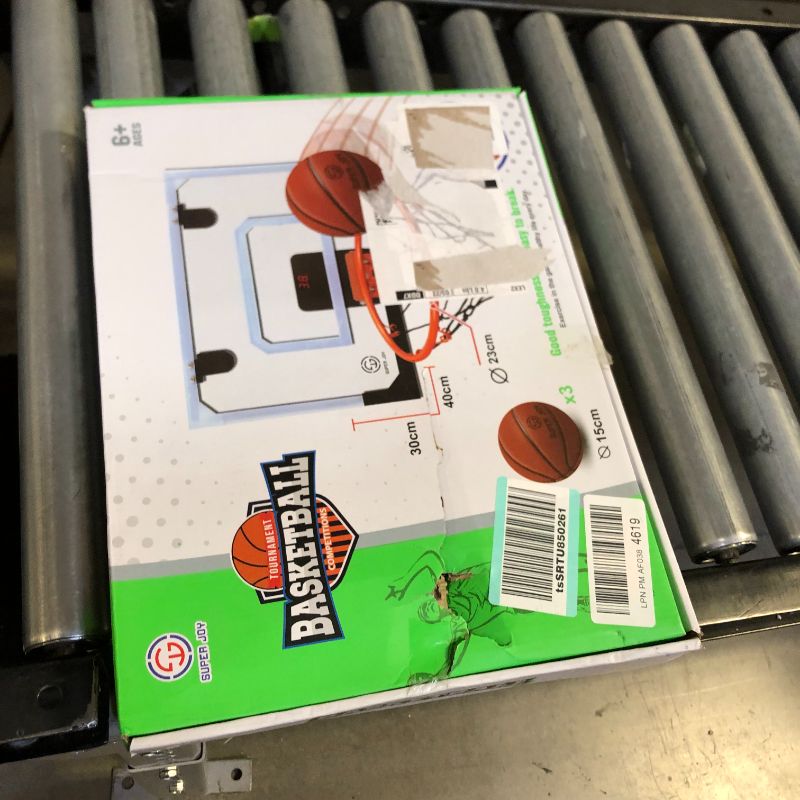 Photo 2 of Indoor Basketball Hoop for Kids Adults, Mini Basketball Hoop for Door with 4 Balls Room Basketball Hoop Over The Door Mini Hoop Basketball Toys for Kids Boys 3 4 5 67 8 9 10 11 12
