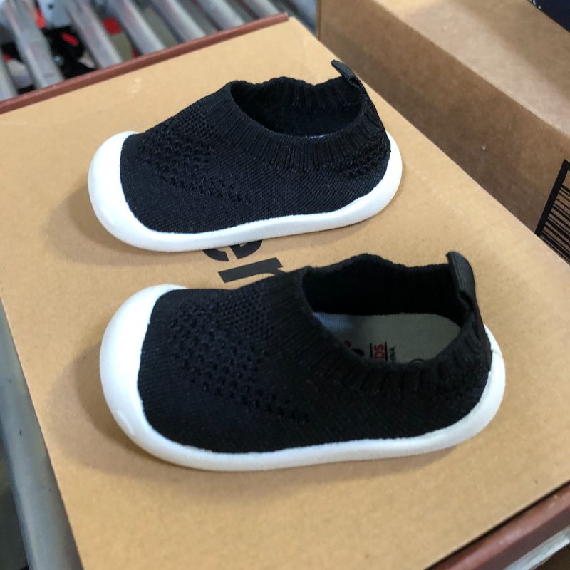 Photo 3 of Baby First-Walking Shoes 1-4 Years Kid Shoes Trainers Toddler Infant Boys Girls Soft Sole Non Slip Cotton Canvas Mesh Breathable Lightweight TPR Material Slip-on Sneakers Outdoor
, SIZE 15